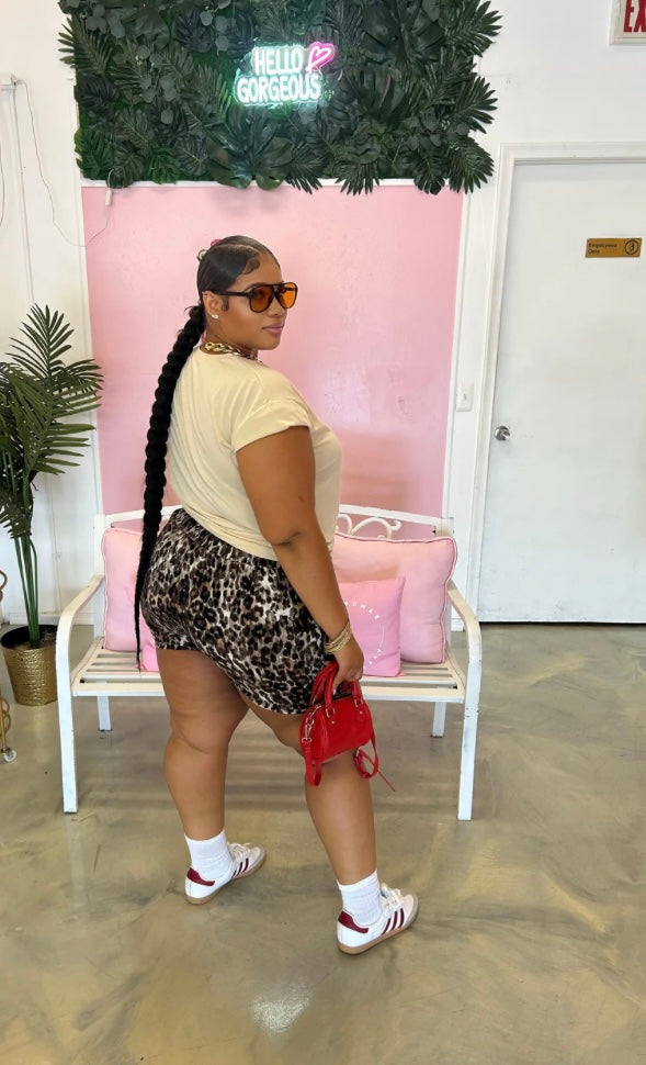 Leopard Around Plus Size set