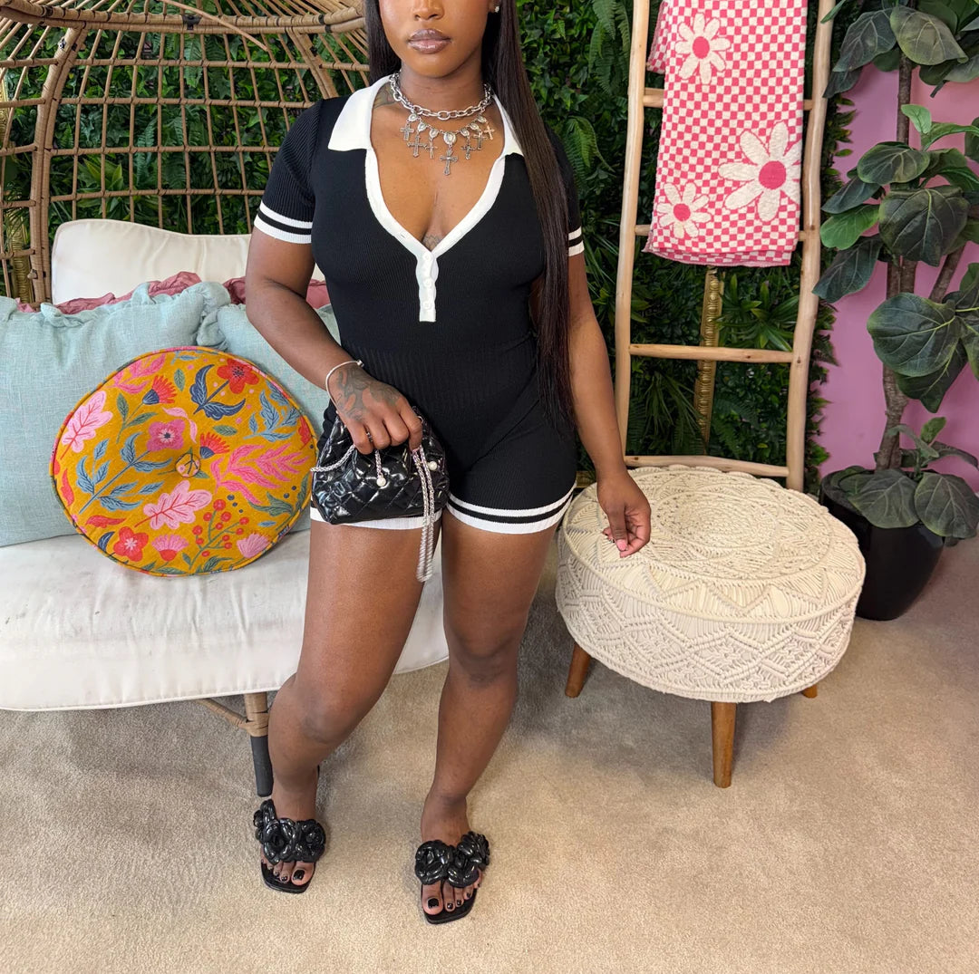 Link-Up Knit Romper
