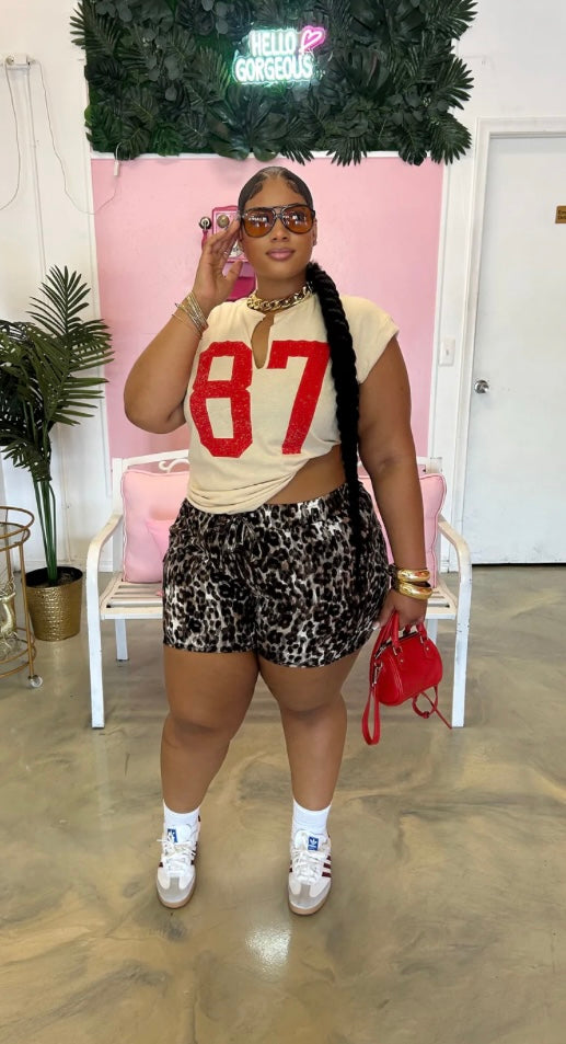 Leopard Around Plus Size set